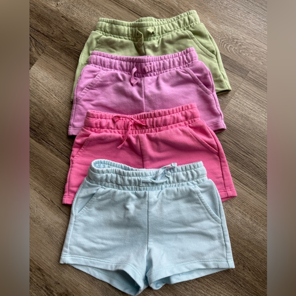 4 pair Cat & Jack girls Shorts